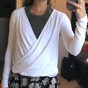 Lululemon long sleeve white top
